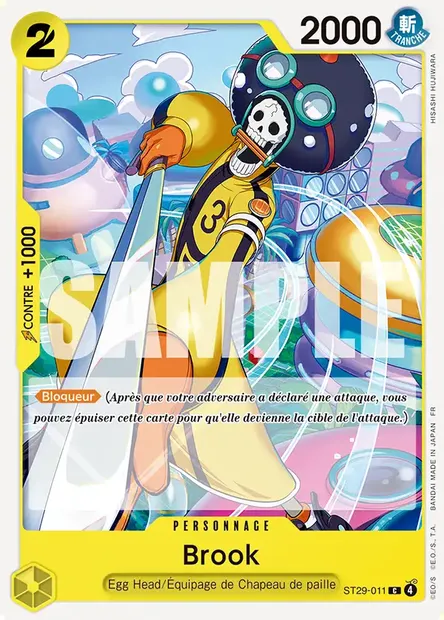 Brook, carte One Piece ST29-011 — extension EGG HEAD