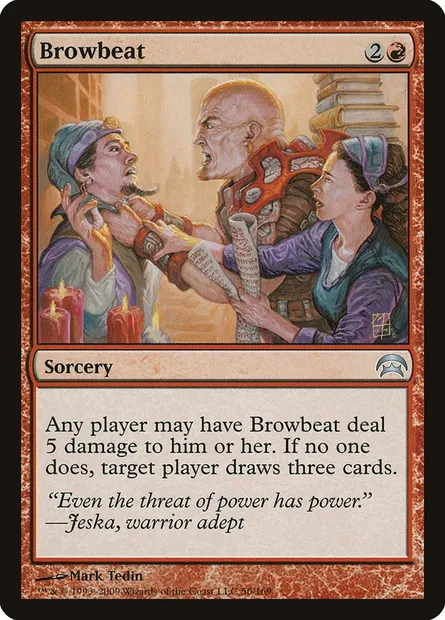 Browbeat, Magic card HOP 50 — Planechase set