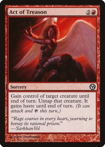 Acte de trahison, carte Magic DPA 37 — extension Duels of the Planeswalkers