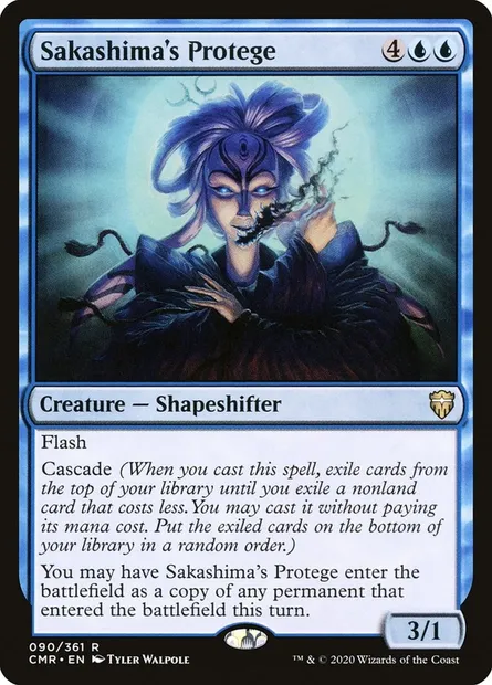 Sakashima's Protege, Magic card CMR 90 — Commander Legends set