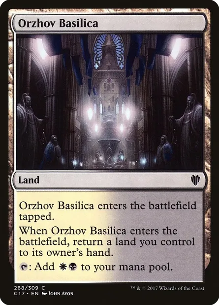 Orzhov Basilica, Magic card C17 268 — Commander 2017 set