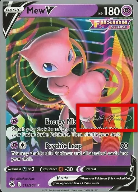 Mew V, carte Pokémon WCD22 113 — extension World Championship Decks 2022