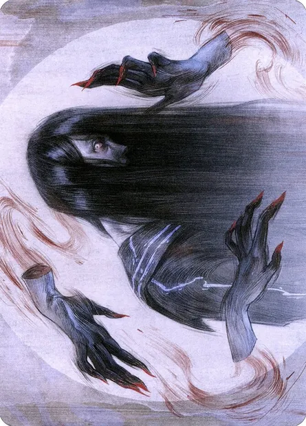 Clawing Torment // Clawing Torment, carte Magic ANEO 32 — extension Neon Dynasty Art Series