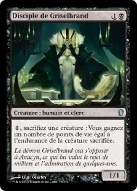 Disciple de Griselbrand, carte Magic C13 74 — extension Commander 2013