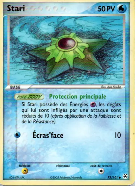 Stari, carte Pokémon HL 75 — extension EX Légendes Oubliées