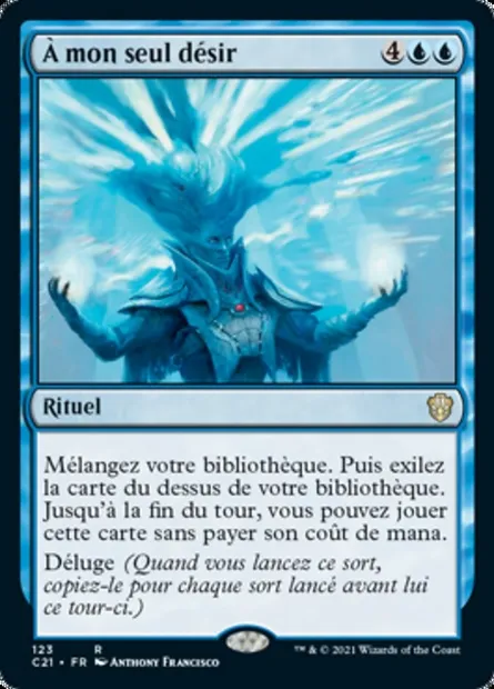 À mon seul désir, carte Magic C21 123 — extension Commander 2021