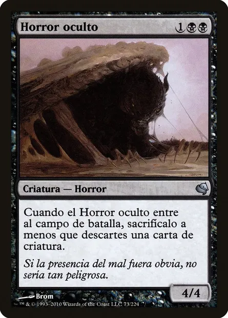 Hidden Horror, Magic card PS11 73 — Salvat 2011 set