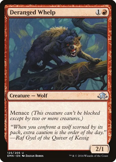 Deranged Whelp, Magic card EMN 125 — Eldritch Moon set