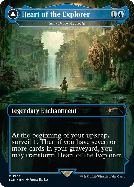 Search for Azcanta // Azcanta, the Sunken Ruin, Magic card SLD 1502 — Secret Lair Drop set