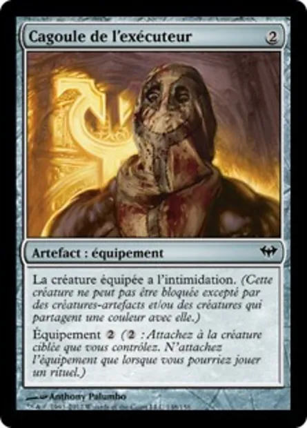 Cagoule de l'exécuteur, carte Magic DKA 148 — extension Obscure Ascension