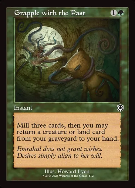 Grapple with the Past, Magic card INR 412 — Innistrad Remastered set