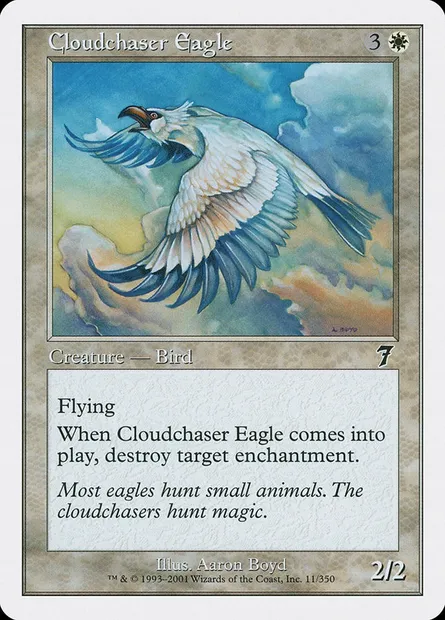 Cloudchaser Eagle, Magic card 7ED 11 — Seventh Edition set
