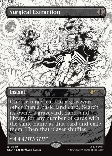 Extraction chirurgicale, carte Magic SLD 2022 — extension Secret Lair Drop