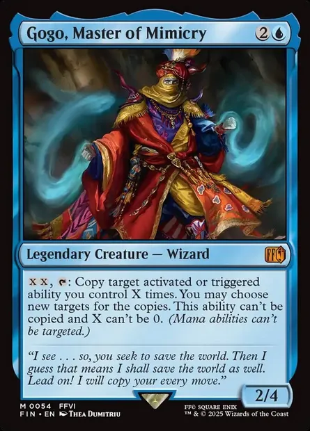 Gogo, Master of Mimicry, Magic card FIN 54 — Final Fantasy set