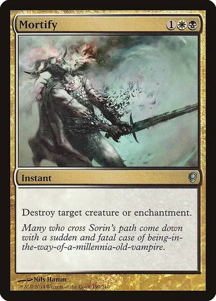 Mortification, carte Magic CNS 190 — extension Conspiration
