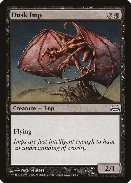 Dusk Imp, Magic card DDC 34 — Duel Decks: Divine vs. Demonic set