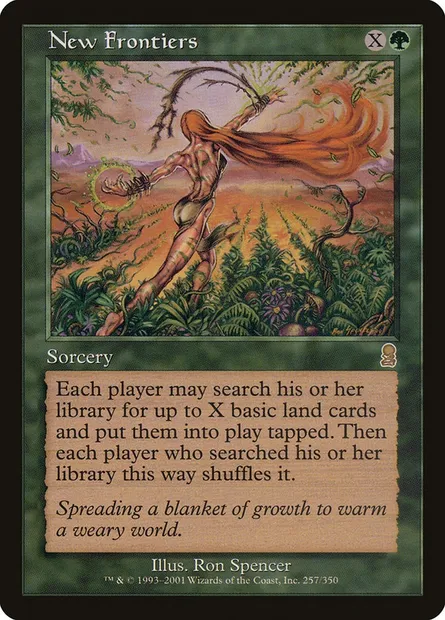 New Frontiers, Magic card ODY 257 — Odyssey set