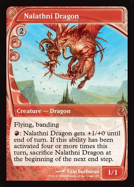 Nalathni Dragon, Magic card MB2 197 — Mystery Booster 2 set