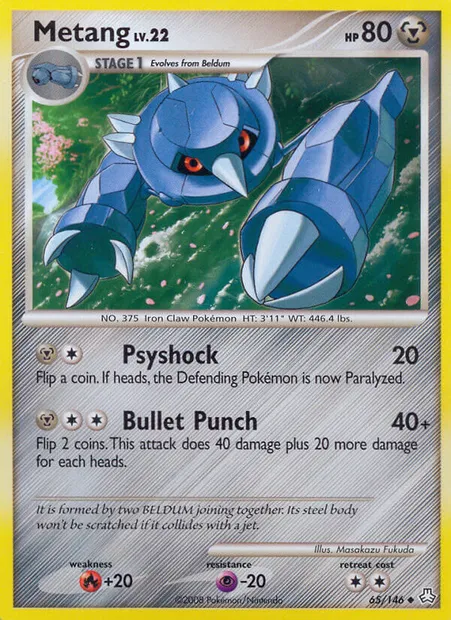Métang, carte Pokémon LA 65 — extension Éveil des Légendes