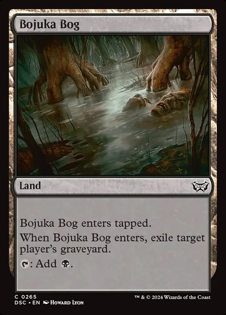 Bojuka Bog, Magic card DSC 265 — Duskmourn: House of Horror Commander set