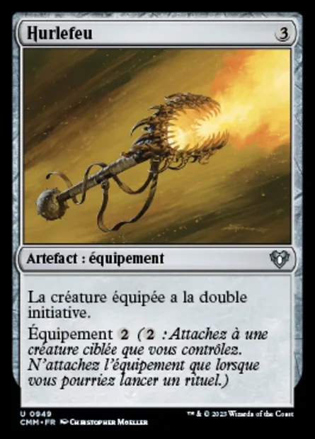 Hurlefeu, carte Magic CMM 949 — extension Commander Masters