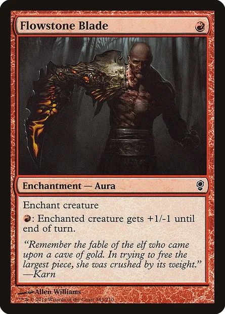 Flowstone Blade, Magic card CNS 143 — Conspiracy set