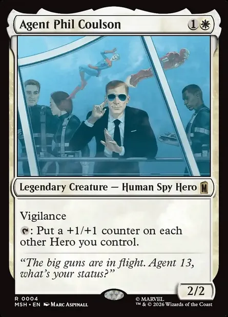 Agent Phil Coulson, Magic card MSH 4 — Marvel Super Heroes set