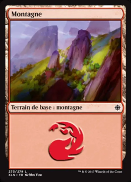 Montagne, carte Magic XLN 275 — extension Ixalan
