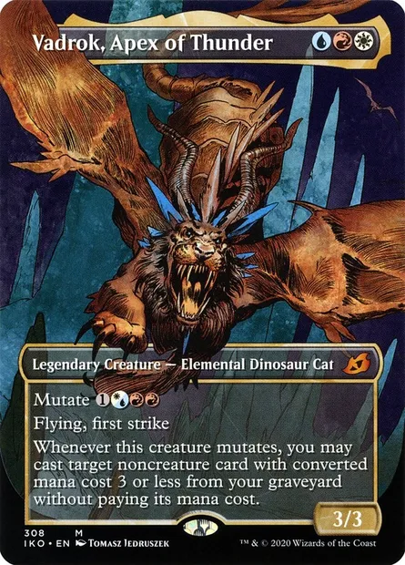Vadrok, Apex of Thunder, Magic card IKO 308 — Ikoria: Lair of Behemoths set