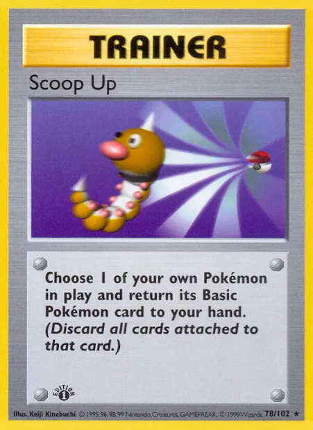 Scoop Up, Pokémon card BS 78 — Base Set set