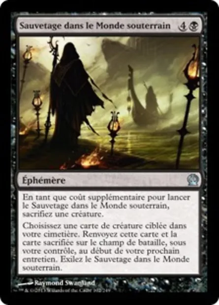 Sauvetage dans le Monde souterrain, carte Magic THS 102 — extension Theros