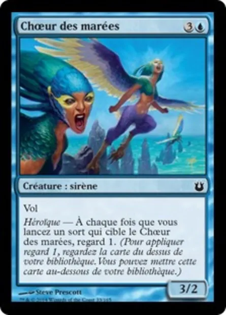 Chœur des marées, carte Magic BNG 33 — extension Créations divines
