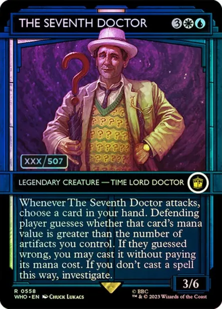 The Seventh Doctor, Magic card WHO 558z — Doctor Who set