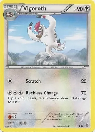 Vigoroth, Pokémon card TK7A 004 — XY Trainer Kit: Bisharp set