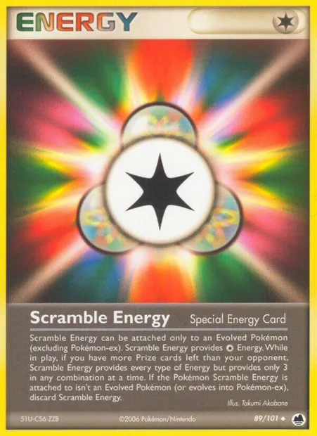 Scramble Energy, Pokémon card DF 89 — Dragon Frontiers set