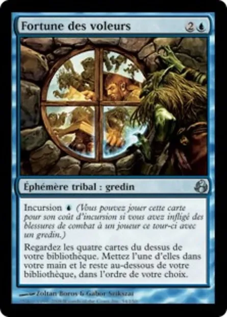 Fortune des voleurs, carte Magic MOR 54 — extension Leveciel