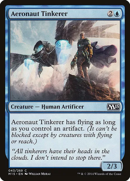 Aeronaut Tinkerer, Magic card M15 43 — Magic 2015 set
