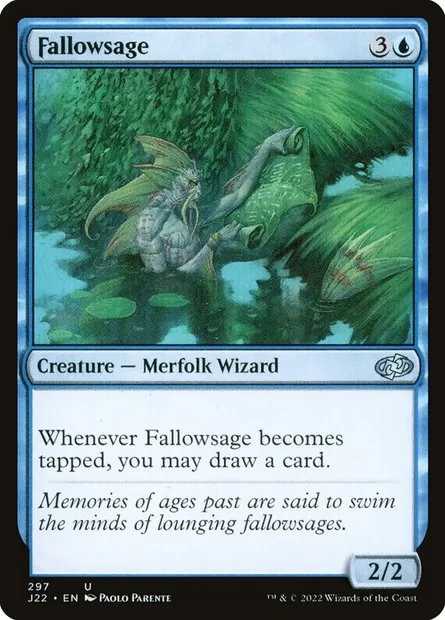 Fallowsage, Magic card J22 297 — Jumpstart 2022 set