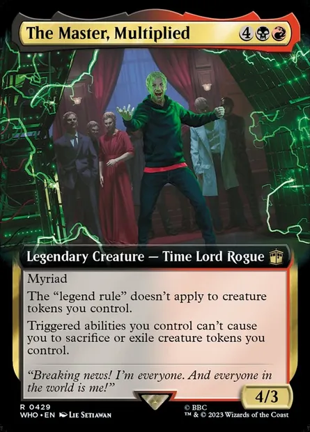The Master, Multiplied, Magic card WHO 429 — Doctor Who set