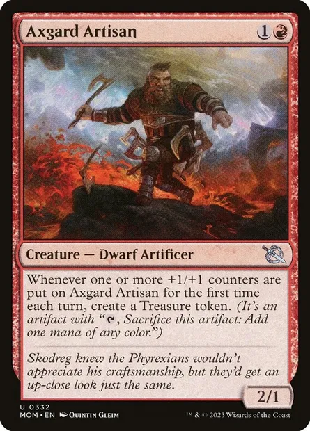 Axgard Artisan, Magic card MOM 332 — March of the Machine set