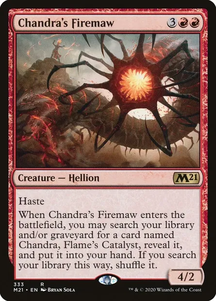 Chandra's Firemaw, Magic card M21 333 — Core Set 2021 set