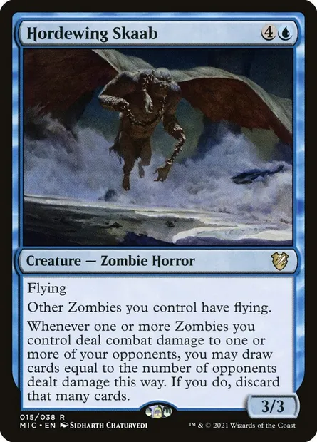 Hordewing Skaab, Magic card MIC 15 — Midnight Hunt Commander set