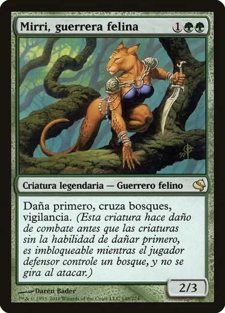 Mirri, Cat Warrior, Magic card PS11 148 — Salvat 2011 set