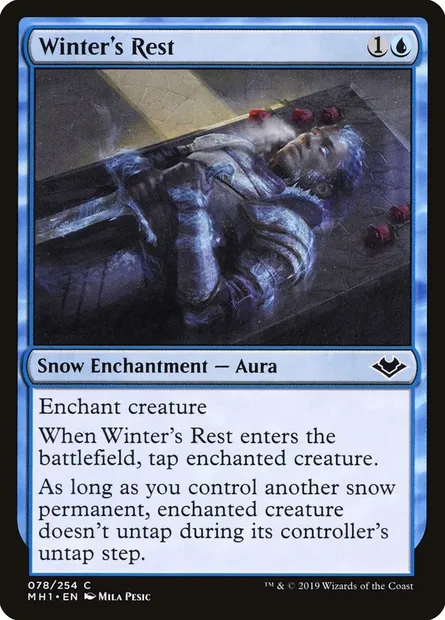 Winter's Rest, Magic card MH1 78 — Modern Horizons set