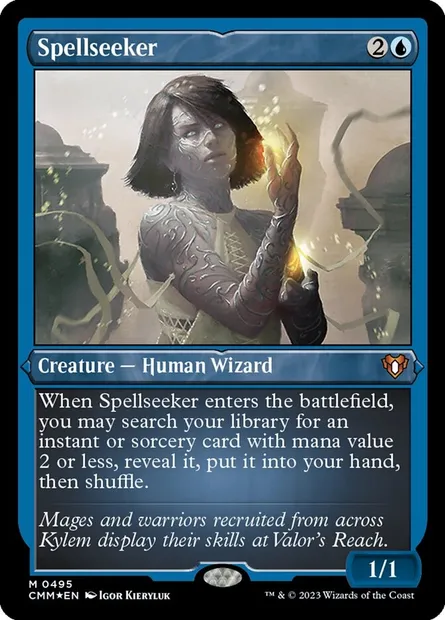 Spellseeker, Magic card CMM 495 — Commander Masters set