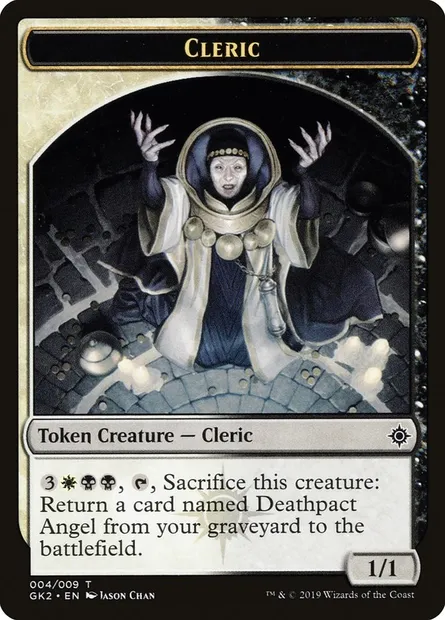 Cleric, carte Magic TGK2 4 — extension RNA Guild Kit Tokens