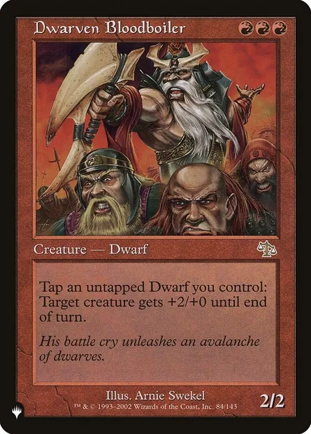 Dwarven Bloodboiler, Magic card PLST JUD-84 — The List set