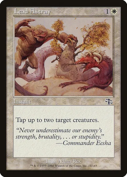 Lead Astray, Magic card JUD 14 — Judgment set