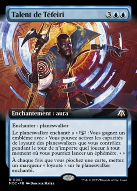 Talent de Téfeiri, carte Magic MOC 82 — extension March of the Machine Commander