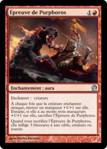 Épreuve de Purphoros, carte Magic THS 131 — extension Theros